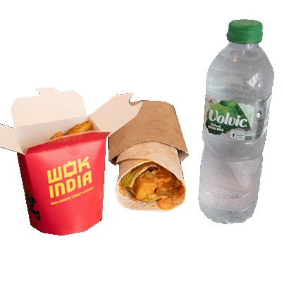 PANEER WRAP MEAL DEAL (V)